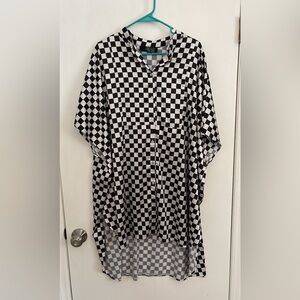 Dressed in Lala Checkerboard Playsuit M